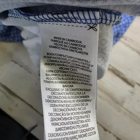 POLO RALPH LAUREN Men's LG Classic Fit Blue Geometric All Over Print Diamond - Picture 4 of 6